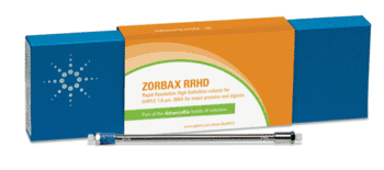 Image: The rapid resolution high definition Agilent ZORBAX RRHD 300-HILIC columns (Photo courtesy of Agilent Technologies). 
